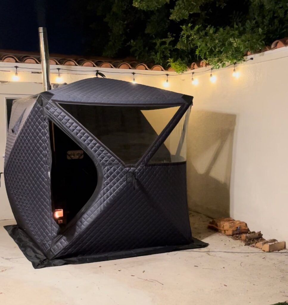 Portable Sauna Tent That Hits 200°F in Minutes