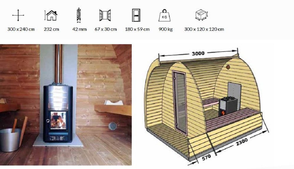 Infrared Sauna | Home Sauna | Outdoor Sauna - Image 11